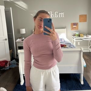 Light pink fitted top size xs